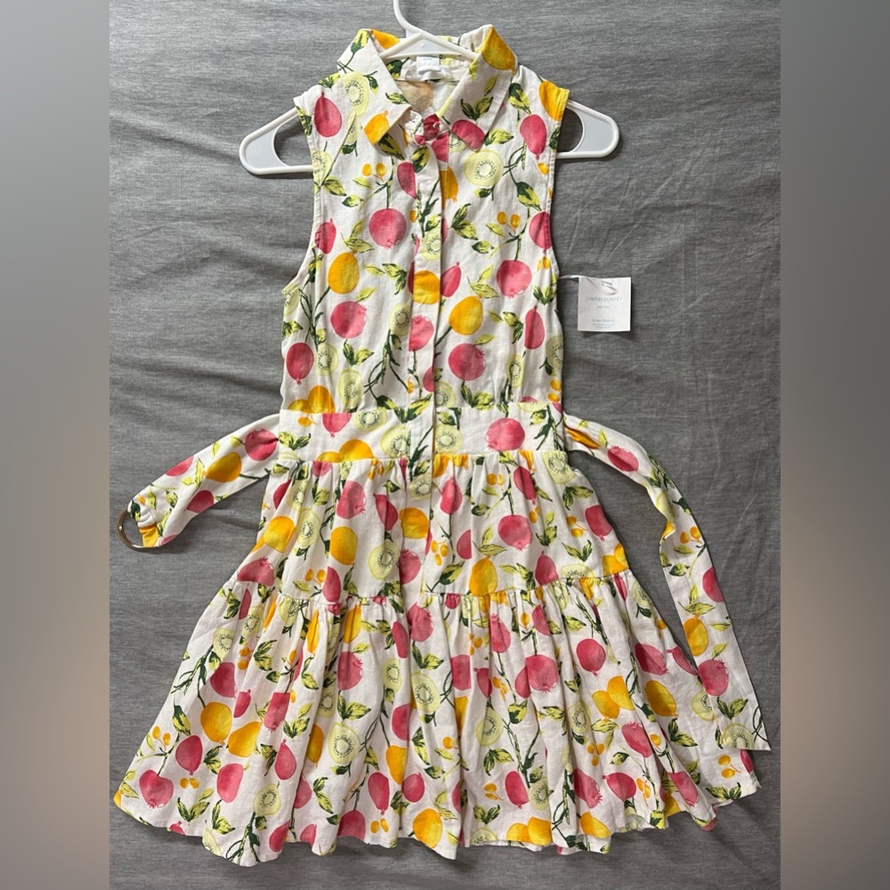 Cynthia Rowley Fruit print dress - Linen blend dress